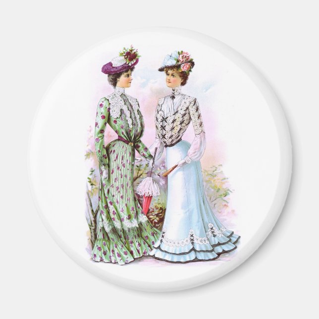 1901 Vintage Dresses Magnet (Front)