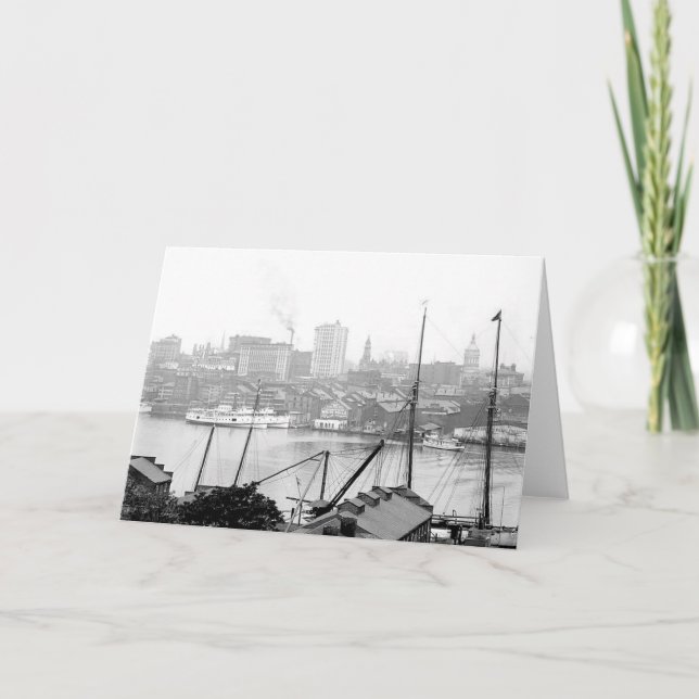 1903 Baltimore Maryland Greeting Card (Front)