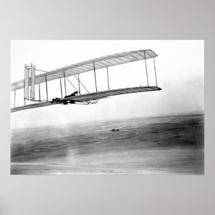 1903 WRIGHT GLIDER TEST FLIGHT POSTER