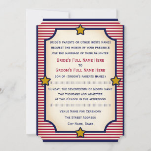 1904 Bully Pulpit (Wedding Collection) Invitation