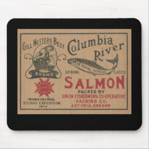 "1904 Gillnetter Ad" Mouse Mat