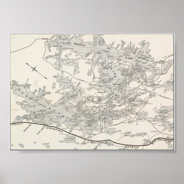 1904 Map Poster (Front)