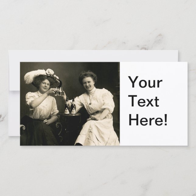 1905 Beer Drinking Girl Friends (Front)