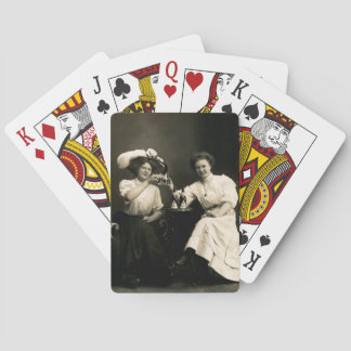 1905 Beer Drinking Girlfriends Playing Cards
