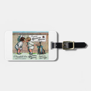 1905 Chocolate Candy Ad Luggage Tag