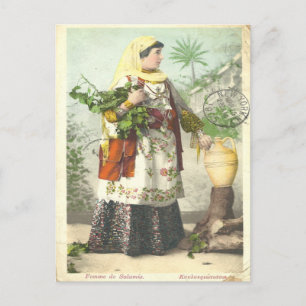 1905 Greek Femme de Salamis postcard