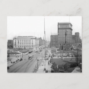 1906 Public Square Cleveland Ohio Postcard