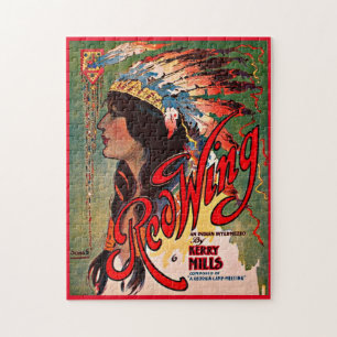 1907 Redwing sheet music cover print Jigsaw Puzzle