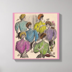 1908 Gimbels ladies blouses waists no. 1 Canvas Print