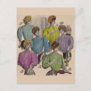 1908 Gimbels ladies blouses waists no. 1 Postcard
