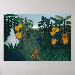1908  Henri Rousseau Painting Poster