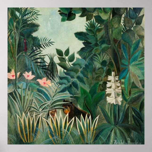 1908  Henri Rousseau Painting Poster (Front)