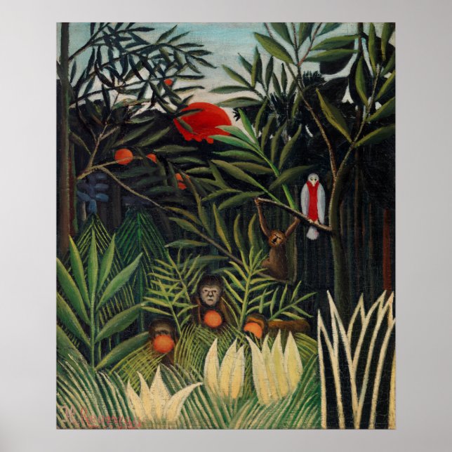 1908  Henri Rousseau Painting Poster (Front)