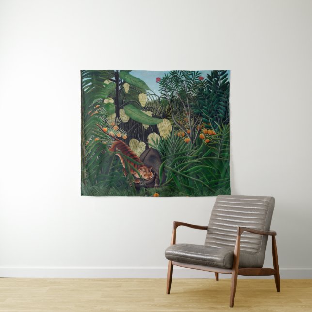 1908  Henri Rousseau Painting Tapestry (In Situ (Horizontal))