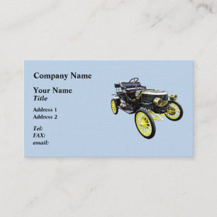 1908 Stanley Steamer Motor Car Business Card