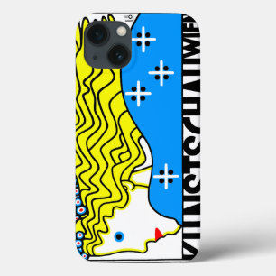 1908 Vienna Art Nouveau Art Show Fair Maiden iPhone 13 Case