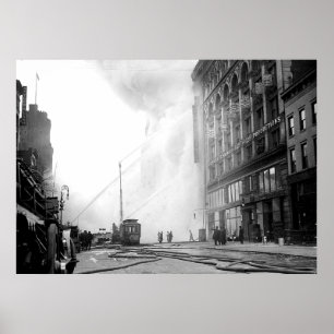 1909 14th st New York Fire Poster