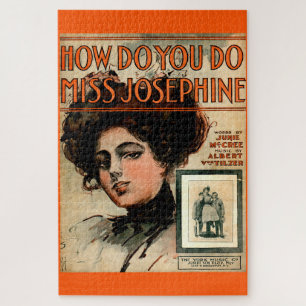 1909 How Do You Do Miss Josephine sheet music Jigsaw Puzzle