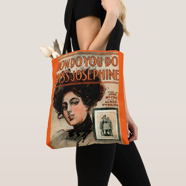 1909 How Do You Do Miss Josephine sheet music Tote Bag (Close Up)