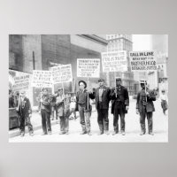 1909 MARCH for WORK by UNEMPLOYED