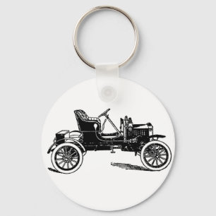 1909 Maxwell auto illustration Key Ring
