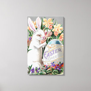 1909 "PICTURE POSTCARD" RABBIT SERIES CANVAS WRAP PRINT