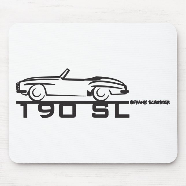 190SL_BLK MOUSE MAT (Front)