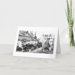 1910 Alaska Dancing Name Card