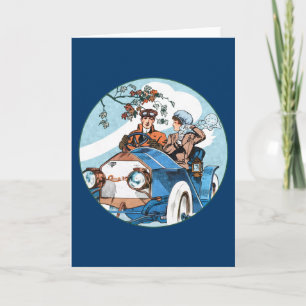 1910 Cole 30 Flyer Holiday Card