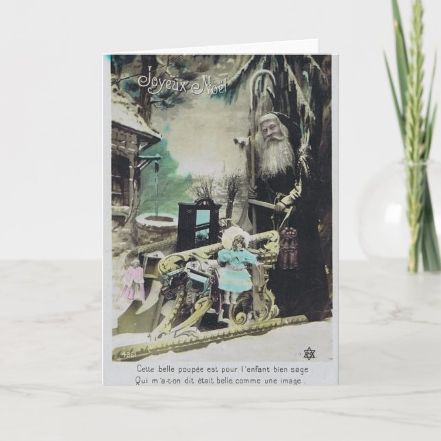 1910 French Pere Noel Holiday Card (Front)