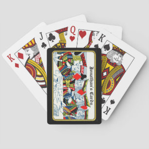 1910 Kings poker personal Playing Cards