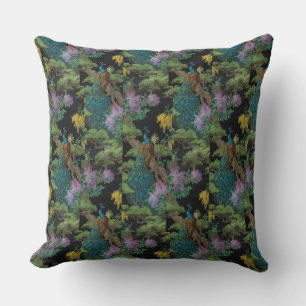1910 Vintage Wallpaper The Cedar Tree Cushion