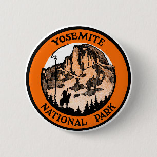 1910 Yosemite National Park 6 Cm Round Badge