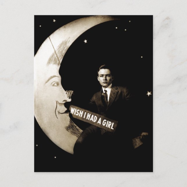 1910 Young Man's Wish Postcard (Front)