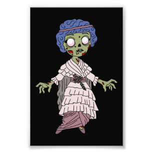1910 Zombie Gibson Girl Photo Print