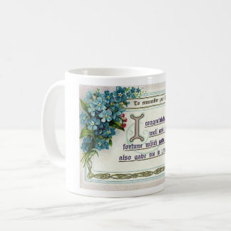 1910S BIRTHDAY GREETING POSTCARD ART COFFEE MUG