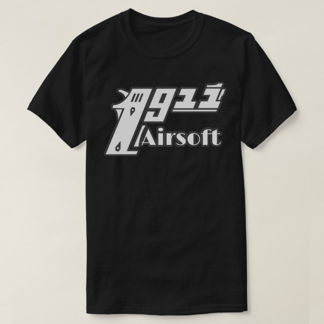 1911 Airsoft gun aeg T-Shirt (Design Front)