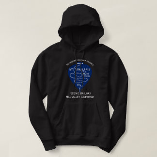 1911 Crookedest Railroad Mt Tamalpais Hoodie