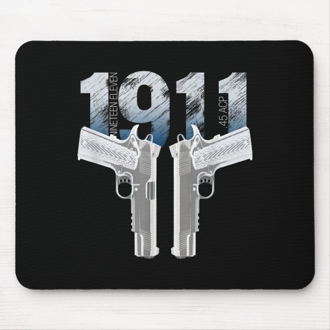 1911 Handgun Pro Gun 2nd Amendment Gift  Mouse Mat (Front)