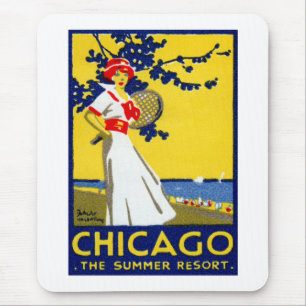 1912 Chicago, The Summer Resort Mouse Mat