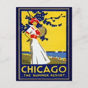 1912 Chicago, The Summer Resort Postcard