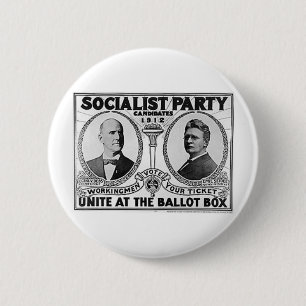 1912 Debs - Seidel 6 Cm Round Badge