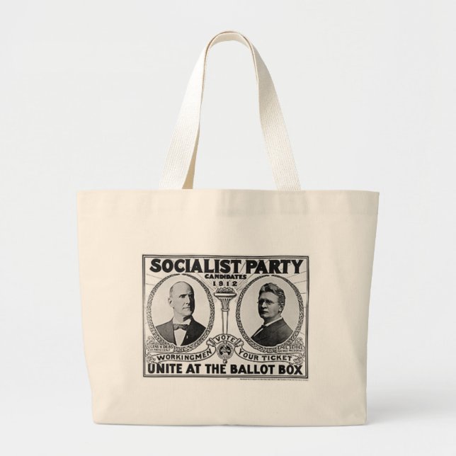 1912 Debs - Seidel Large Tote Bag (Front)