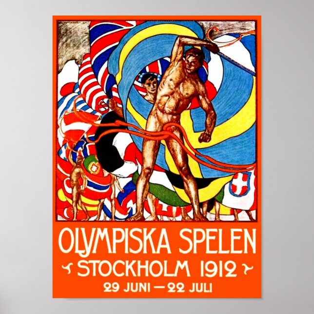1912 Summer Olympics (vintage sports poster) ~ Poster (Front)