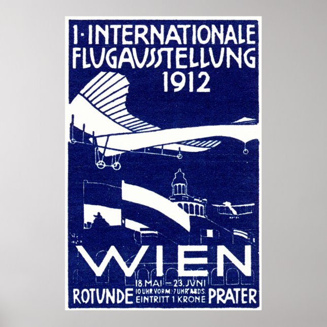 1912 Vienna Air Show Poster (Front)