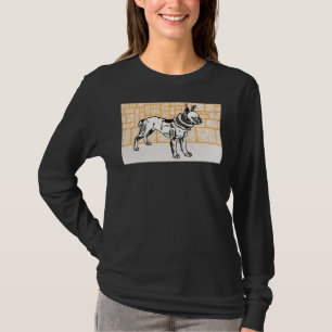 1912 Vintage Pitbull Terrier Illustration By Moriz T-Shirt