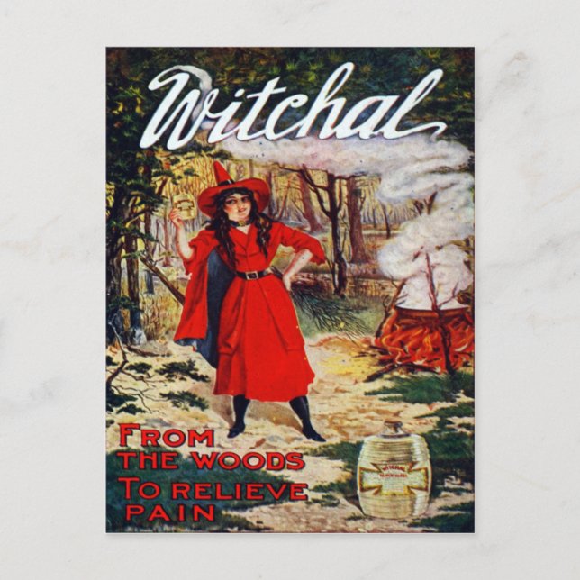 1912 Witchal Witch Postcard (Front)