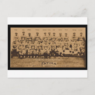 1913 Boston Red Sox Fatima Tobacco Card Print