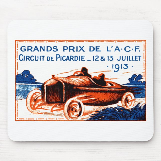 1913 Grand Prix Mouse Mat (Front)