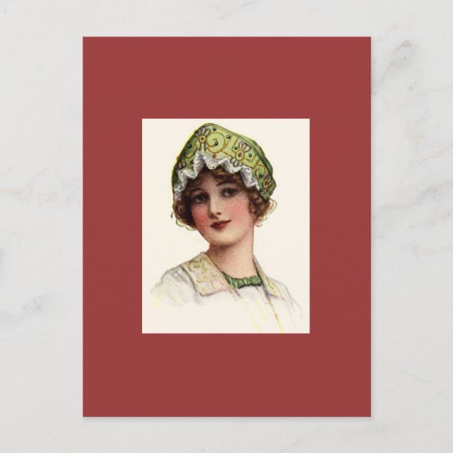 1913 Hat #1 Postcard (Front)